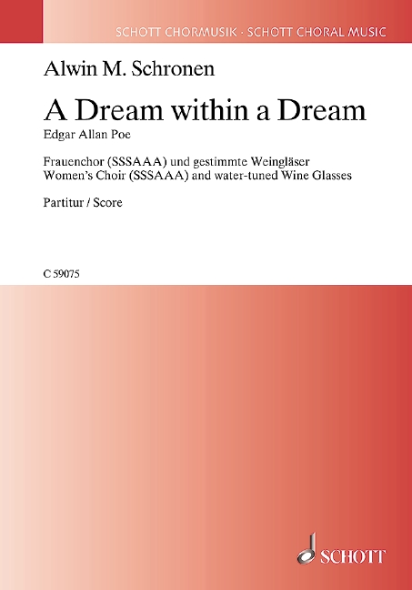 A Dream within a Dream (Choral score)