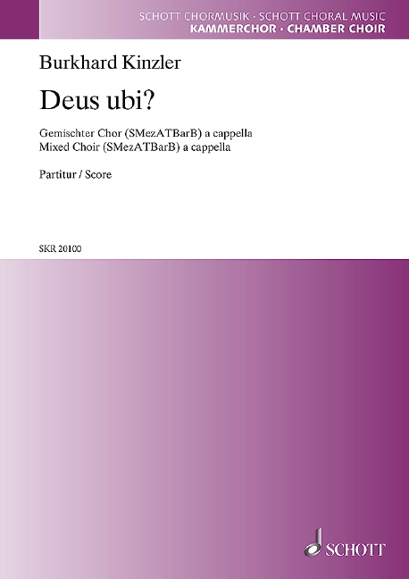 Deus ubi? (Choral score)