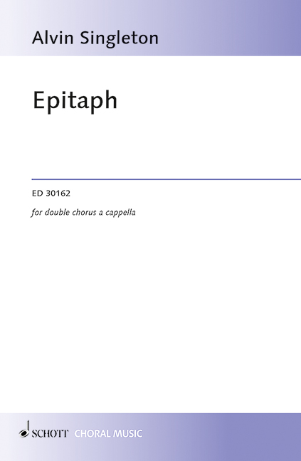 Epitaph (Choral score)