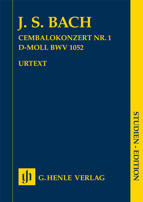 Harpsichord Concerto no.1 in d minor BWV 1052 (Study score)