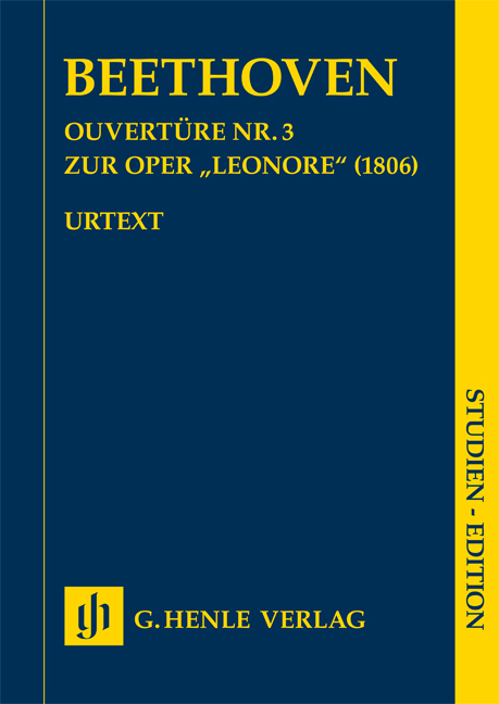 Overture No.3 for the opera 'Leonore' (1806) (Study score)