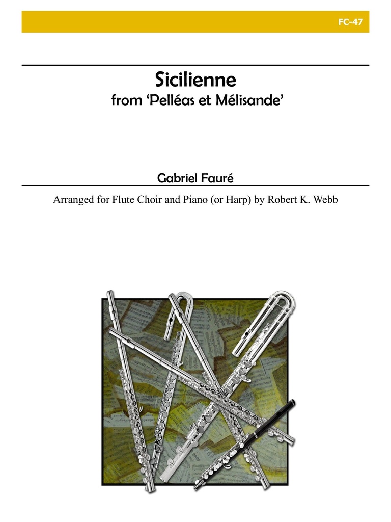 Sicilienne  (Score & parts) and Piano or Harp