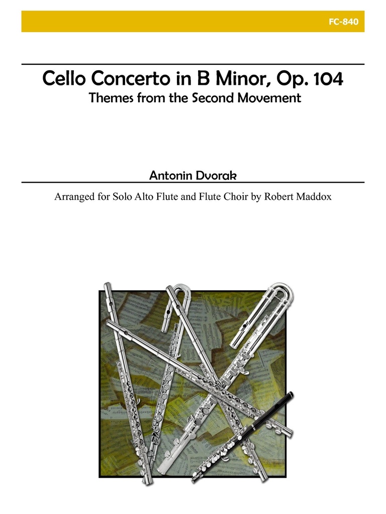 Cello Concerto in B minor, Op.104  (Score & parts)