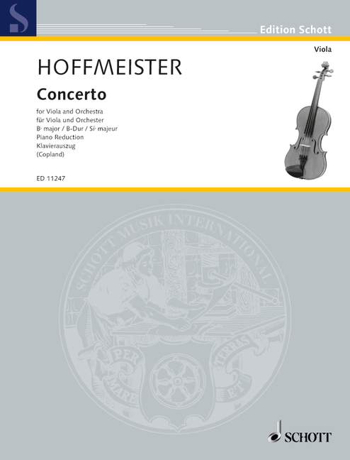 Viola concerto in Bb