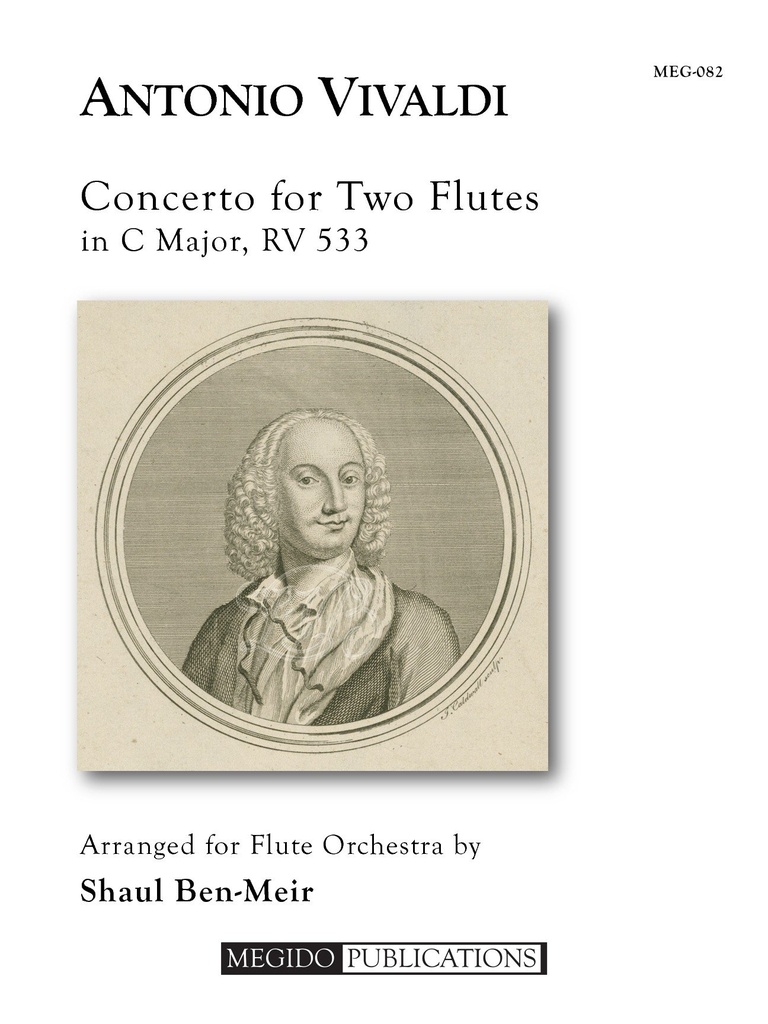Concerto for Two Flutes in C Major, RV 533 (Score & parts)