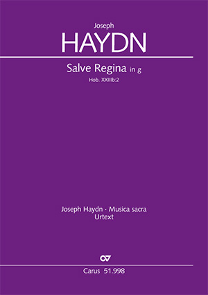 Salve Regina in g, Hob.XXIIIb: 2 (Full score)