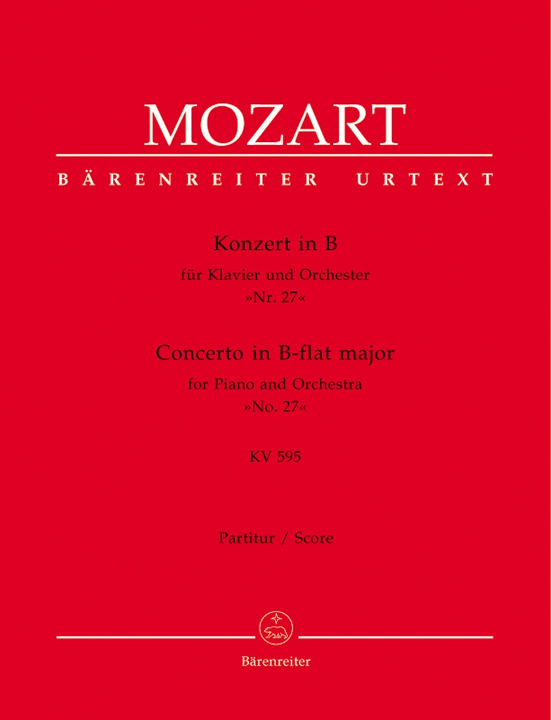 Concerto No.27 in B-flat major KV.595 (Full score)