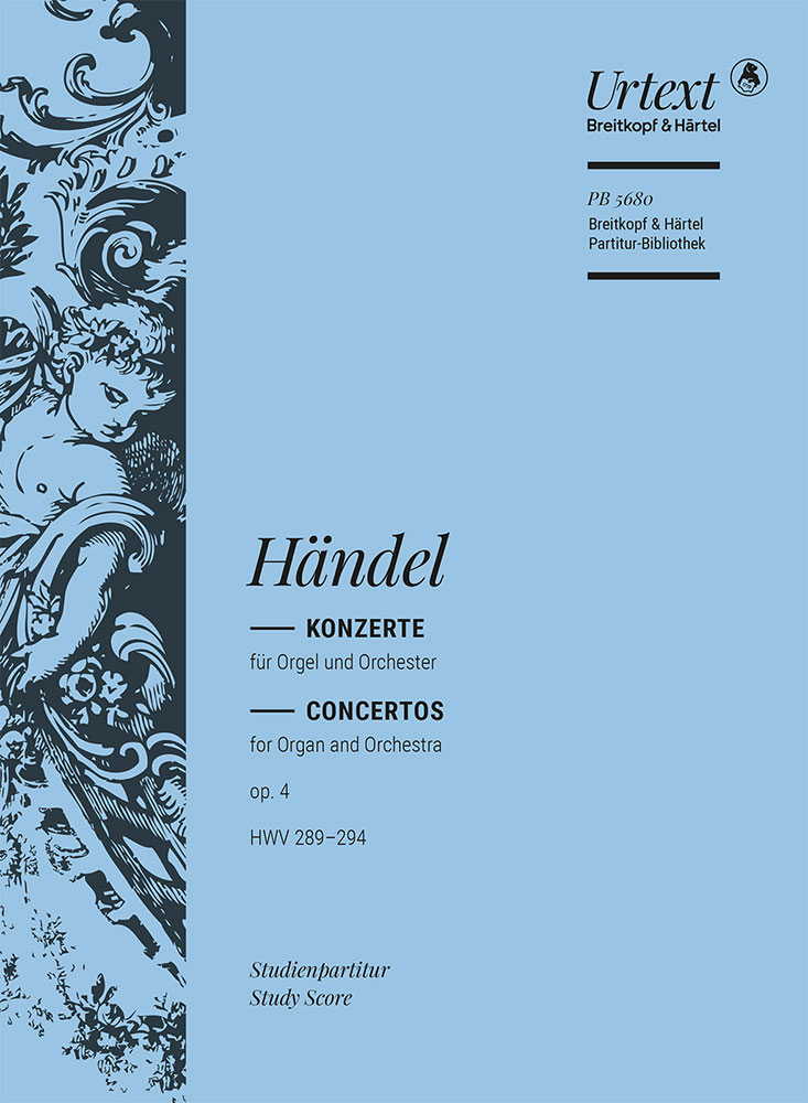 Complete Organ Concertos - Study Scores (Concertos for Organ and Orchestra op. 4 HWV 289-294)