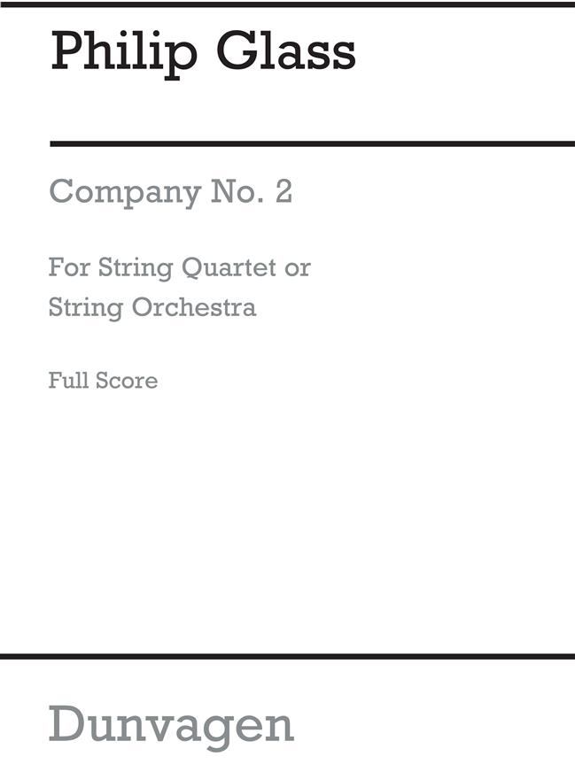 String Quartet No.2 Company (Full score)