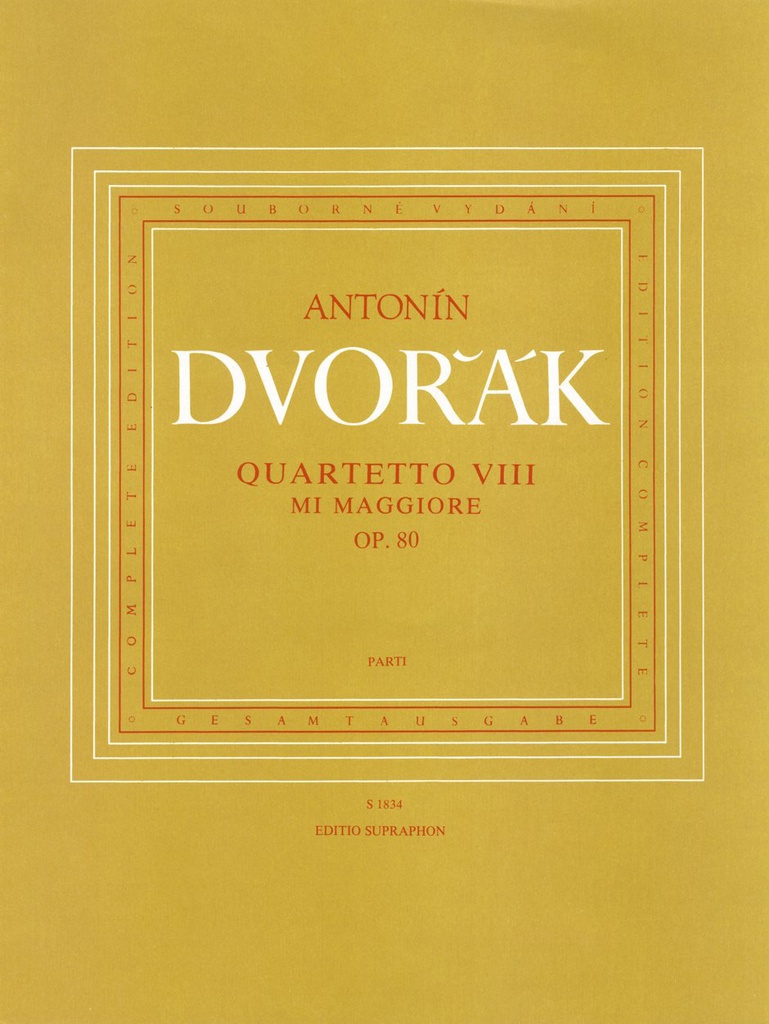String Quartet No.8 E-Dur, Op.80 (Set of parts)
