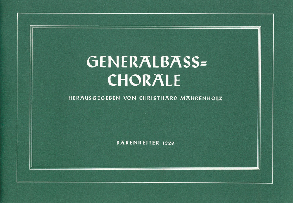 Generalbaß-Choräle