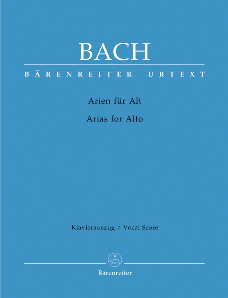 Arias for Contralto (with Accompanying Brochure (german)) (Vocal score, Anthology, Urtext edition)