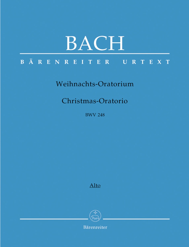 Weihnachts-Oratorium, BWV.248 (Choral score - Alt)