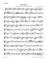 Concerto for Violin, Strings and Basso Continuo G minor (Reconstructed from, BWV.1056) (Violin 2)