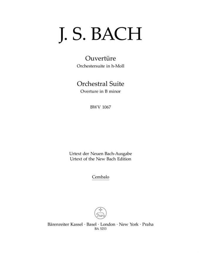 Orchestral Suite (Overture) B minor, BWV.1067 (Harpsichord)