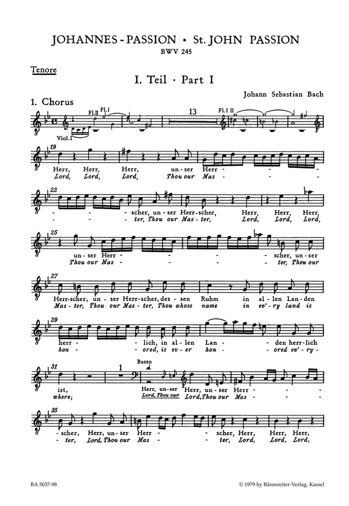 Johannes-Passion, BWV.245 (T)