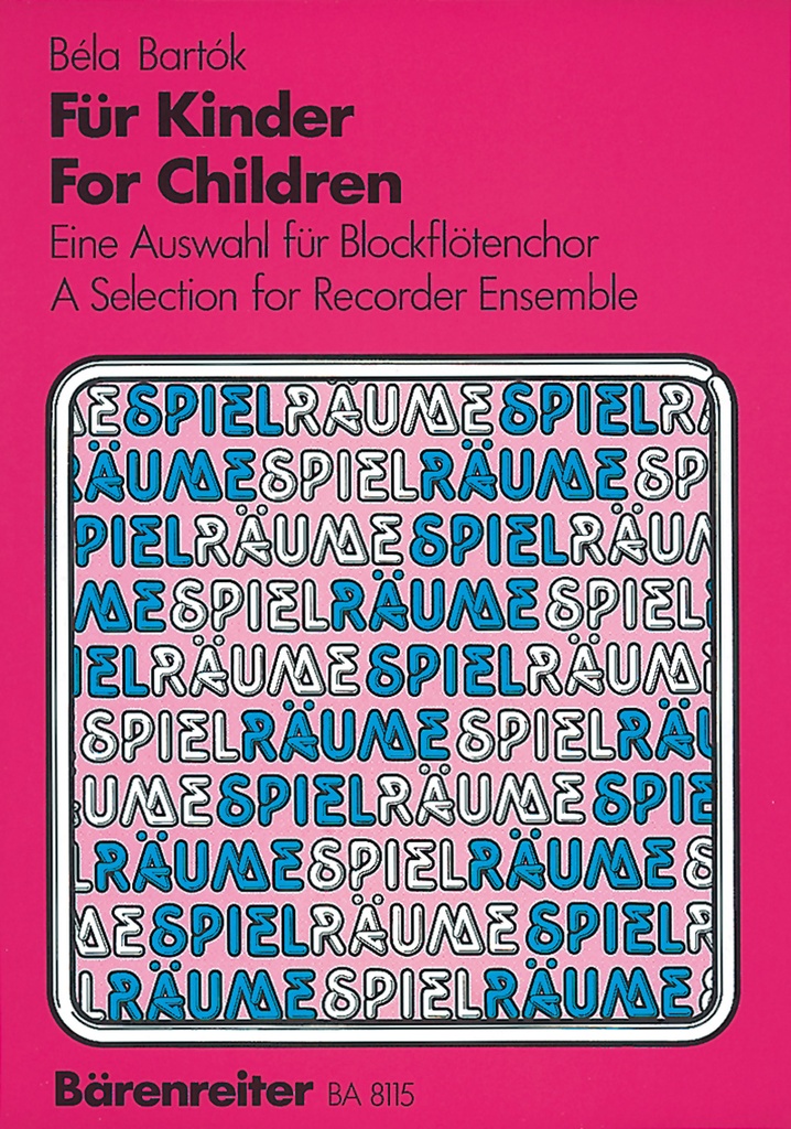 Für Kinder für fünfstimmigen recorderchor