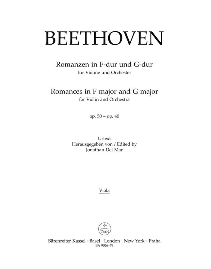 Romances in F major and G major for Violin and Orchestra, Op.50, 40 (Trumpet)