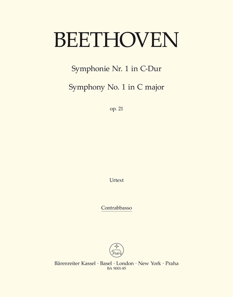 Symphony No.1 C major, Op.21 (Double bass)