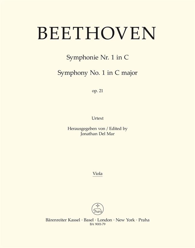 Symphony No.1 C major, Op.21 (Viola)
