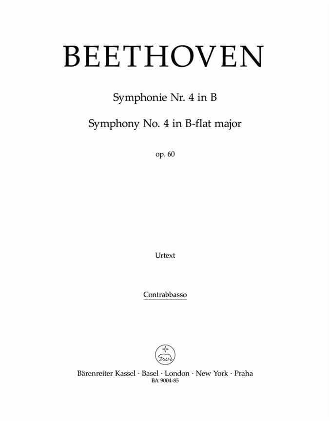 Symphony No.4 B-flat major, Op.60 (Double bass)