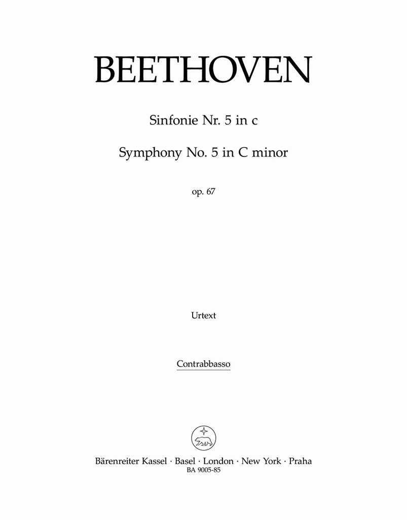 Symphony No.5 C minor, Op.67 (Double bass)