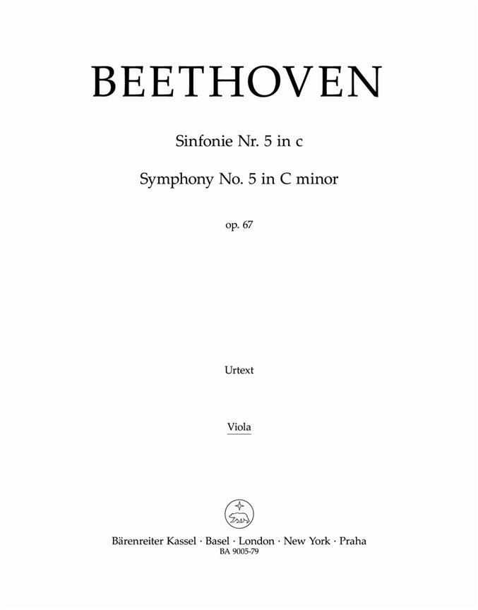 Symphony No.5 C minor, Op.67 (Viola)
