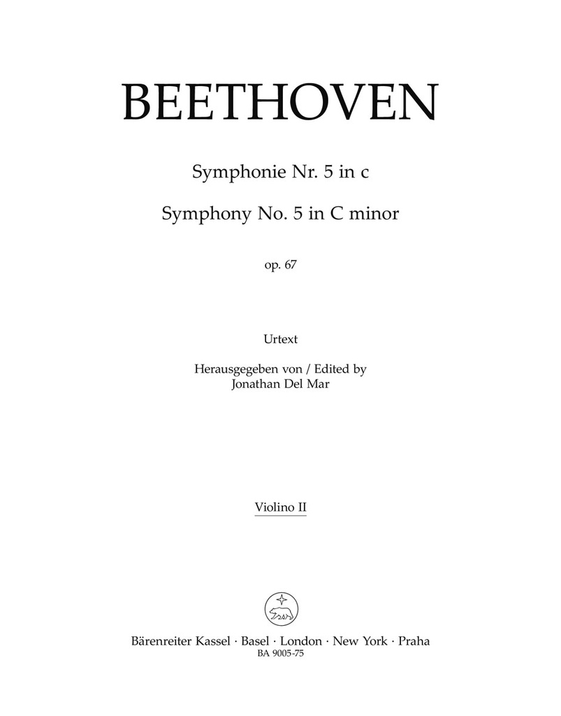 Symphony No.5 C minor, Op.67 (Violin 2)