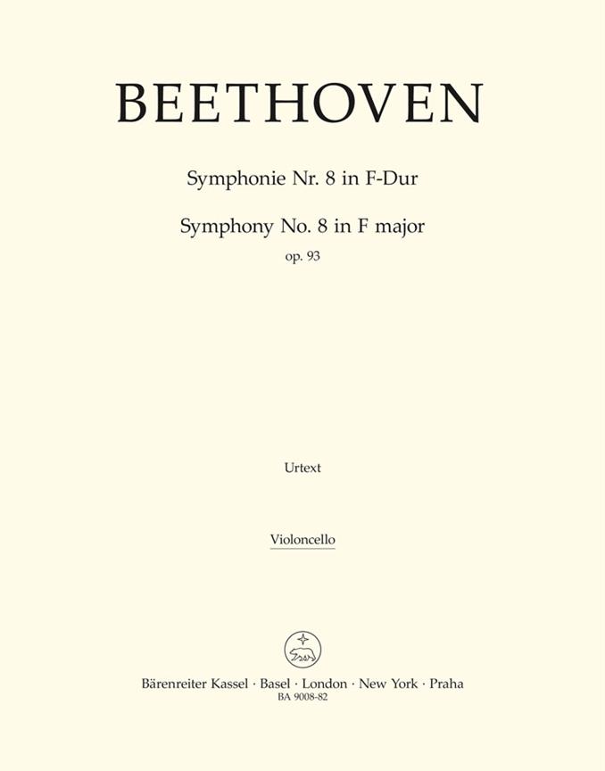 Symphony No.8 F major, Op.93 (Cello)