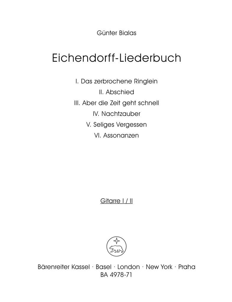 EichendOrff instr.-Liederbuch (1965) (Guitar parts)