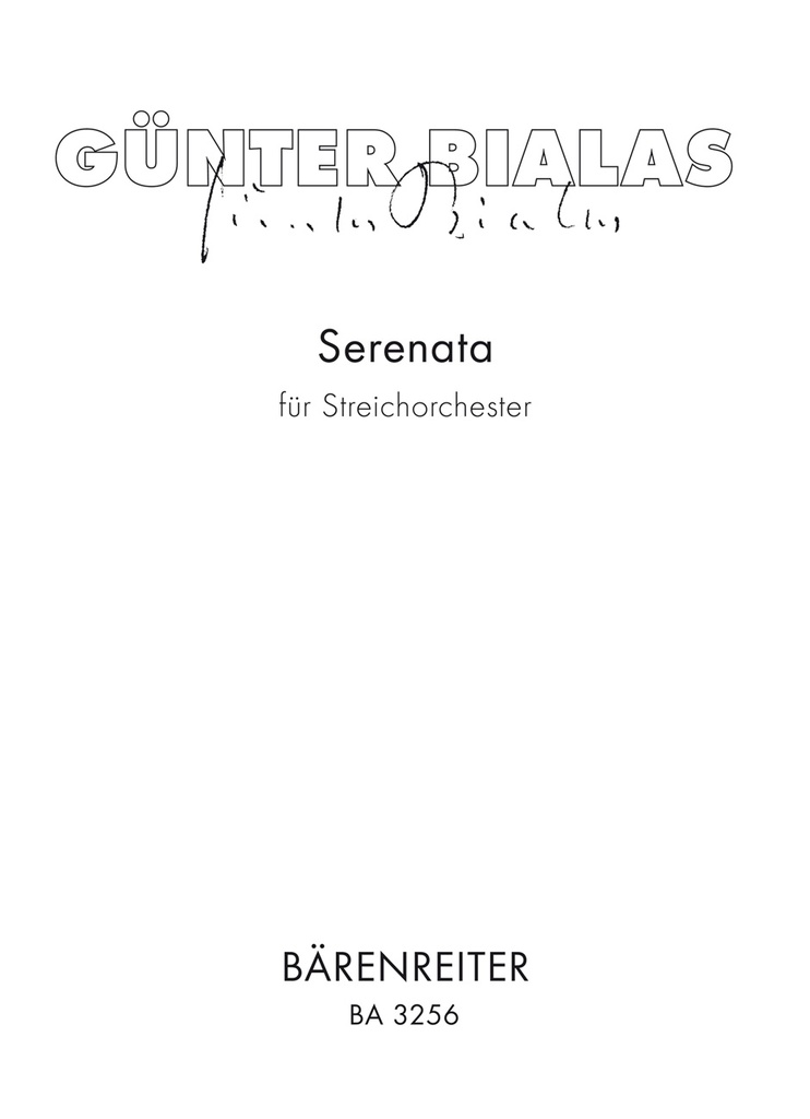 Serenata for String Orchestra (1956) (Full score)