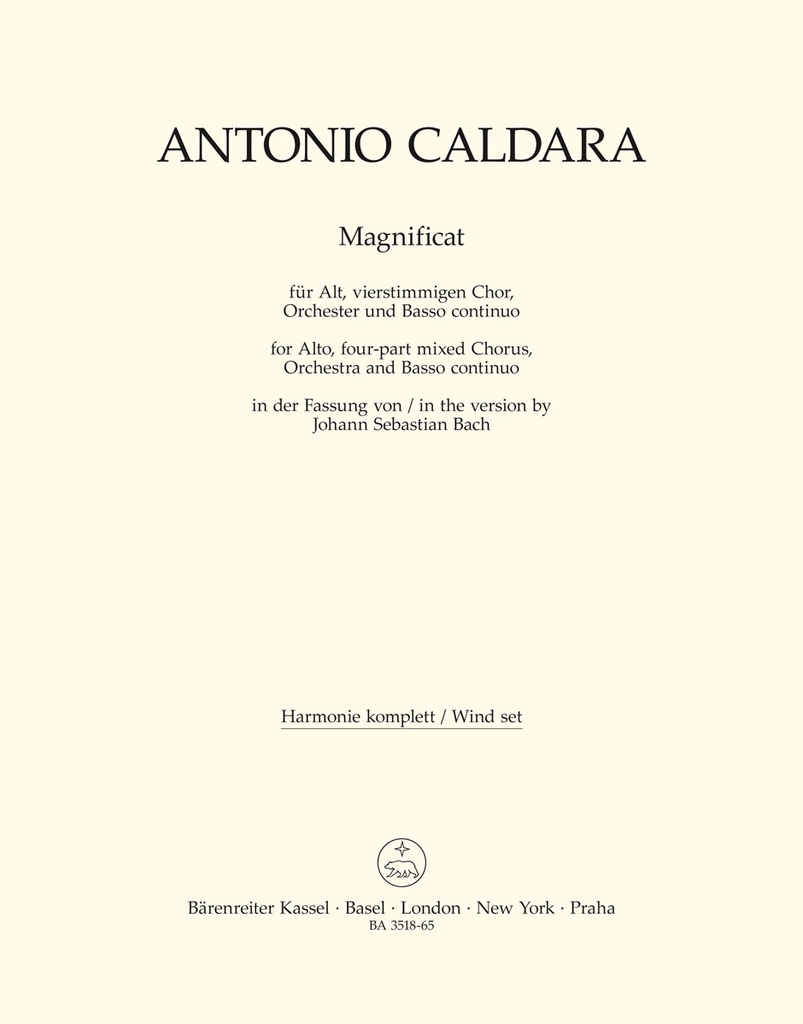 Magnificat C-Dur (Wind parts)