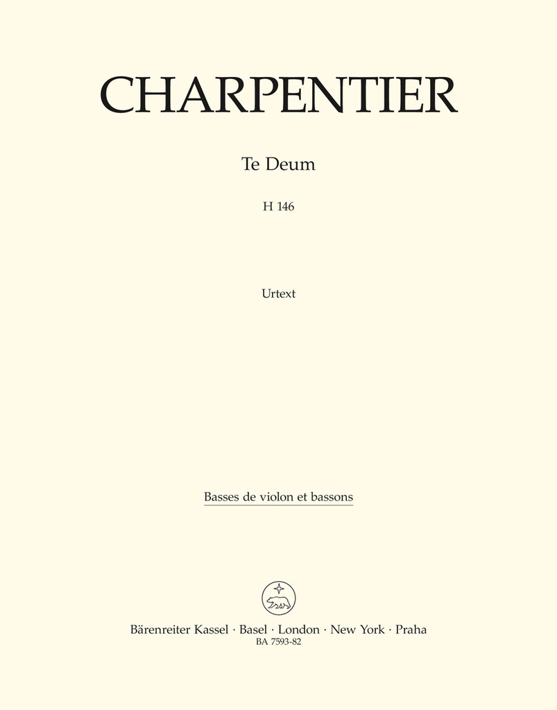 Te Deum D major, H.146 (Cello / Double bass)