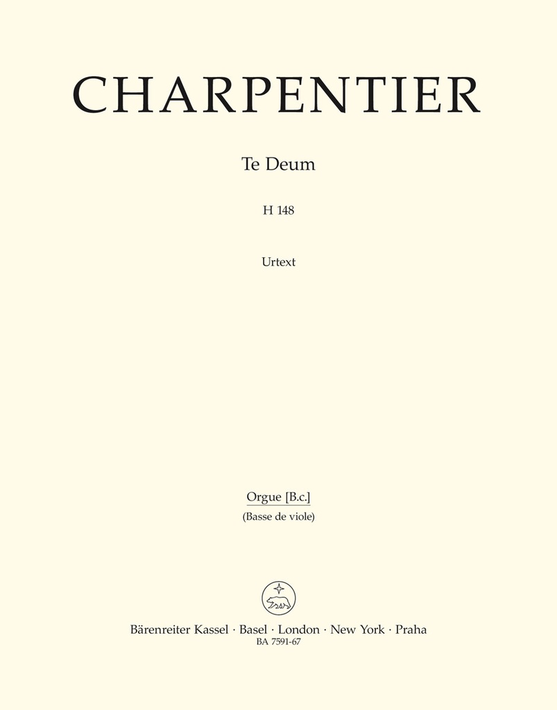 Te Deum H 148 (Organ / BC)