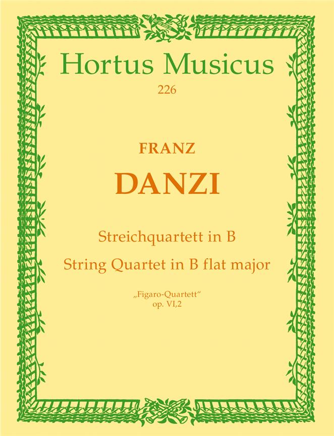 String Quartet 'Figaro-Quartett' B-Dur, Op.6/2 (Set of parts)