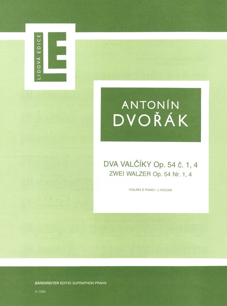 2 Walzer No.1, 4, Op.54 (Score & parts)