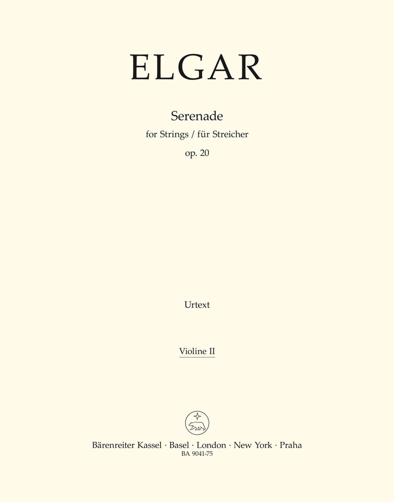 Serenade for Strings, Op.20 (Violin 2)