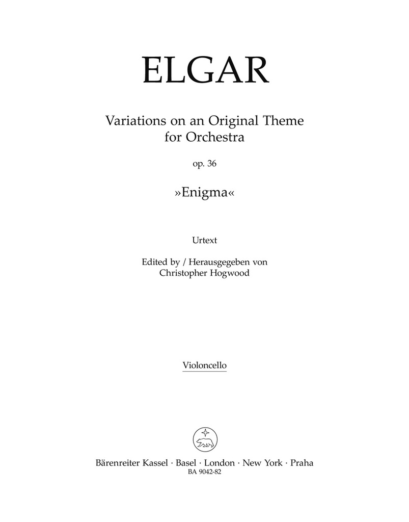 Variations on an Original Theme for Orchestra, Op.36 'Enigma' (Cello)