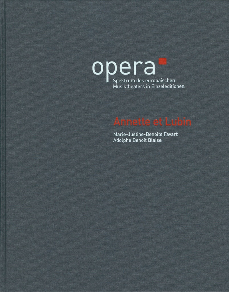 Annette et Lubin (Score)