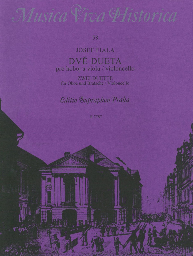 2 Duette für Oboe und Bratsche / Violoncelloc (Set of parts)