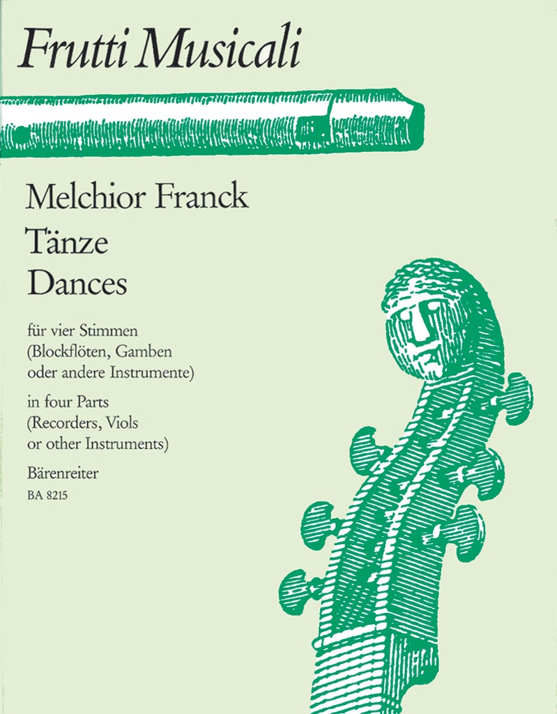 Tänze für vier Stimmen 23 Tänze in variablen Besetzungen für recorderensemble, Renaissance- oder andere Blas- und Streichinstrumente- (Score & parts)