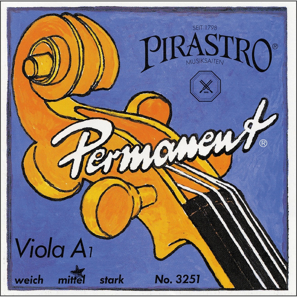 Re-snaar Permanent voor Altviool (Medium tension, rope core / titanium)