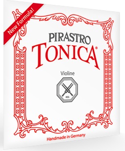 Mi-snaar Pirastro Tonica voor Viool (Medium tension, ball silvery steel)