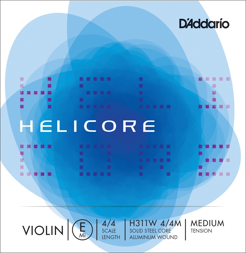 Mi-snaar Helicore voor Viool (Medium tension, aluminium wound))
