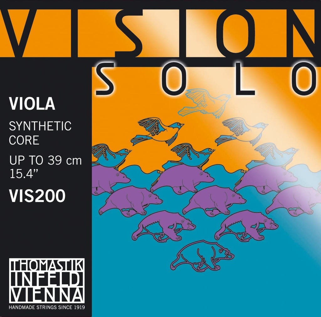 La-snaar Vision Solo Altviool (Medium tension, carbon steel, chrome wound)