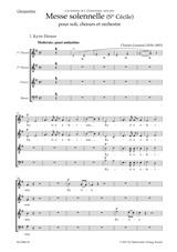 Messe solennelle (Ste Cecile) for Soloists, Choir and Orchestra (Choral score)