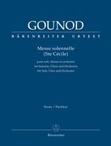 Messe solennelle (Ste Cecile) for Soloists, Choir and Orchestra (Full score, Urtext edition)