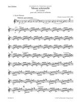 Messe solennelle (Ste Cecile) for Soloists, Choir and Orchestra (Violin 1)