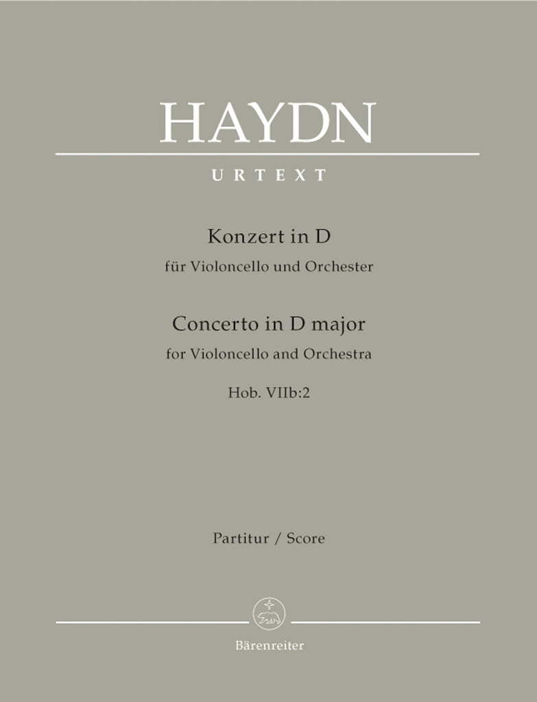 Concerto for Violoncello and Orchestra D major, Hob. VIIb:2 (Full score, Urtext edition)