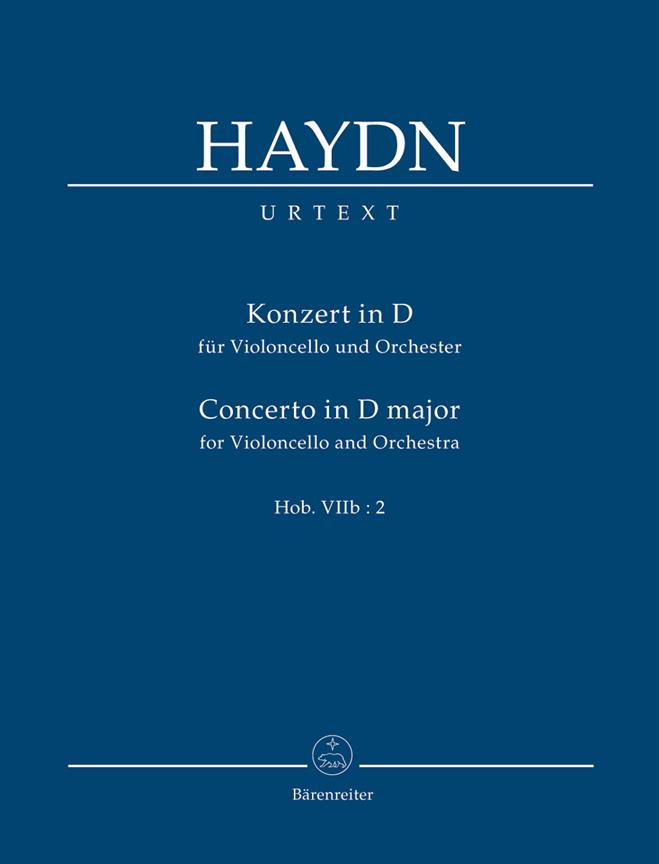 Concerto for Violoncello and Orchestra D major Hob. VIIb:2 (Study score, Urtext edition)